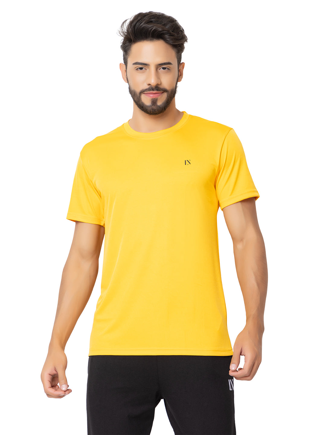 Buy Heka Breathable, Dry-Fit and Seamless Ultralight Comfort-fit Round Neck  Active Causal Yellow Colour Men's T-shirt Online at Best Prices in India -  JioMart.