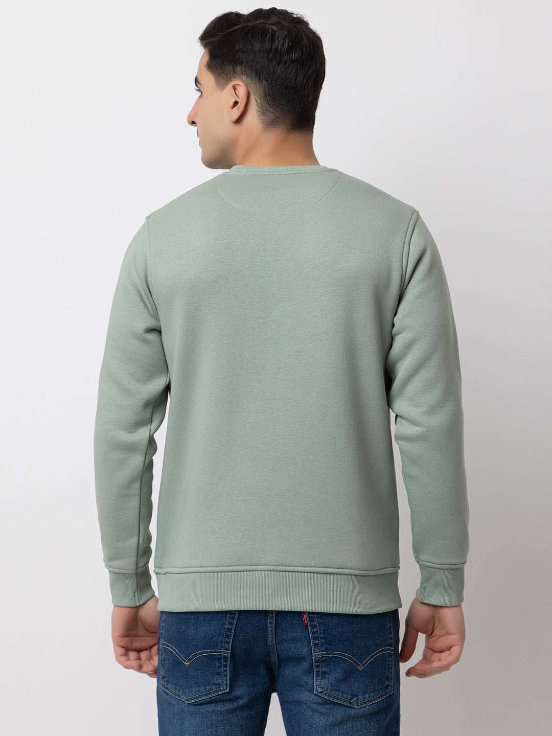 Ooshin Uk | Regular Fit | Round Neck | Printed Sweatshirt For Men