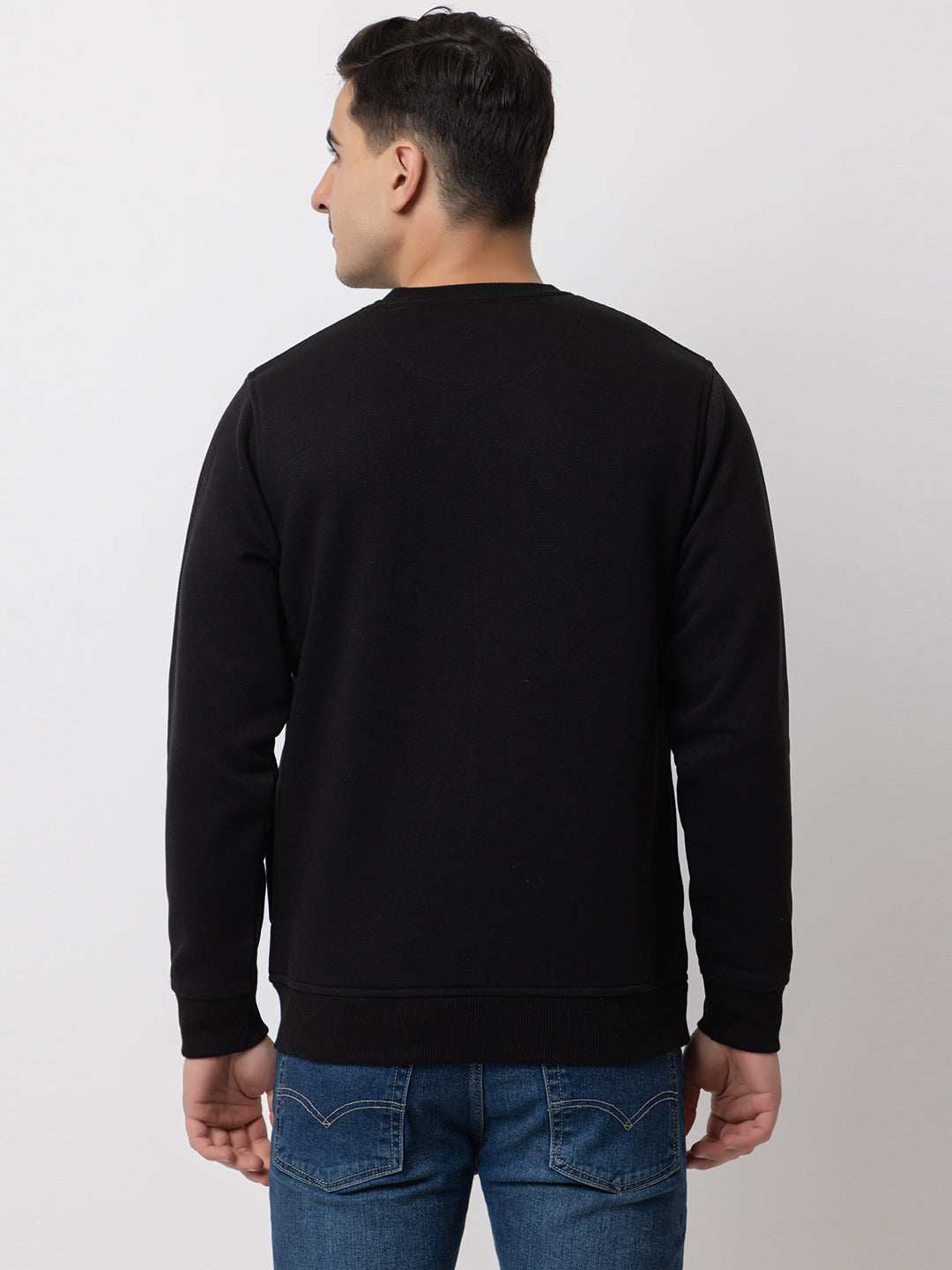 Ooshin Uk | Regular Fit | Round Neck | Printed Sweatshirt For Men