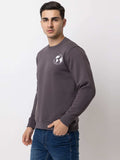 Ooshin Uk | Regular Fit | Round Neck | Printed Sweatshirt For Men