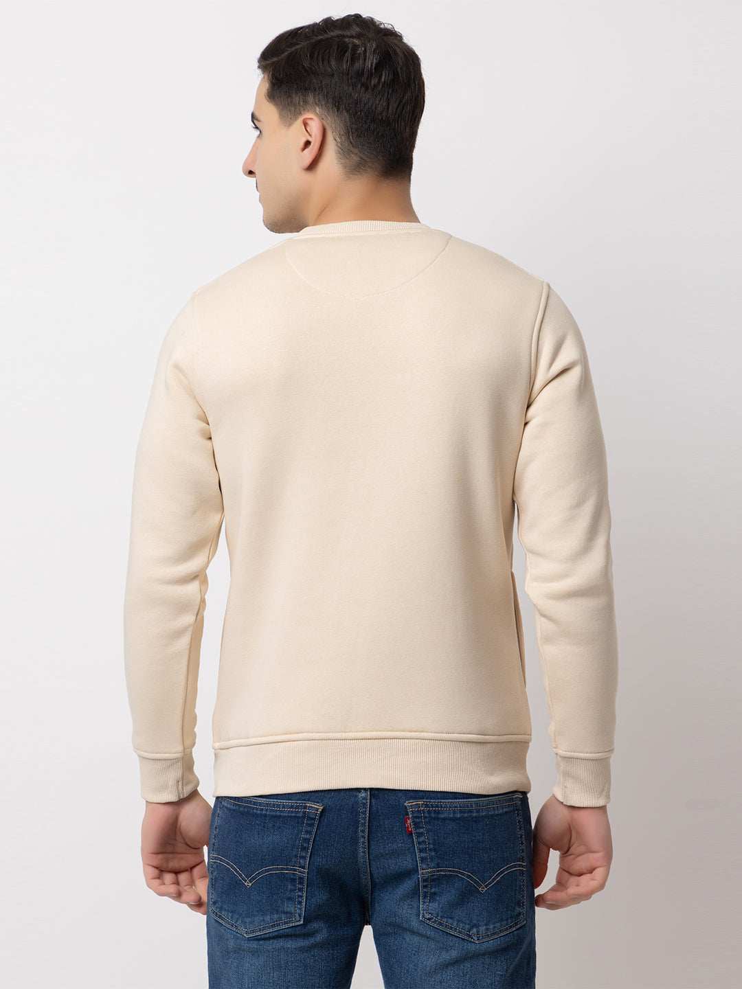 Ooshin Uk | Regular Fit | Round Neck | Printed Sweatshirt For Men