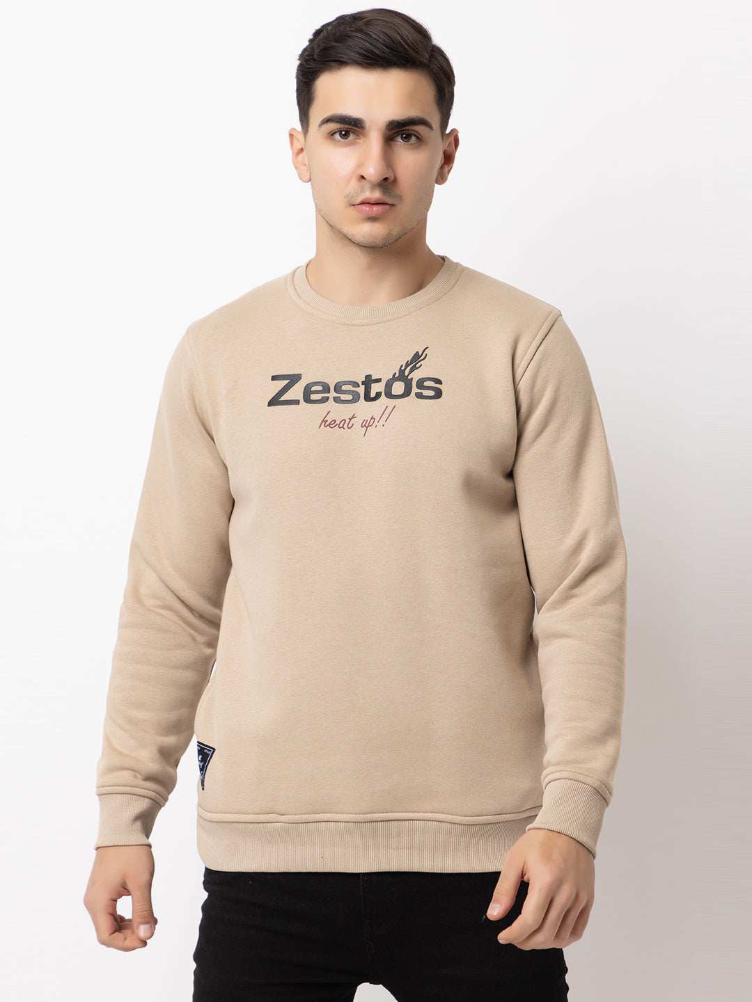 Ooshin Uk | Regular Fit | Round Neck | Printed Sweatshirt For Men