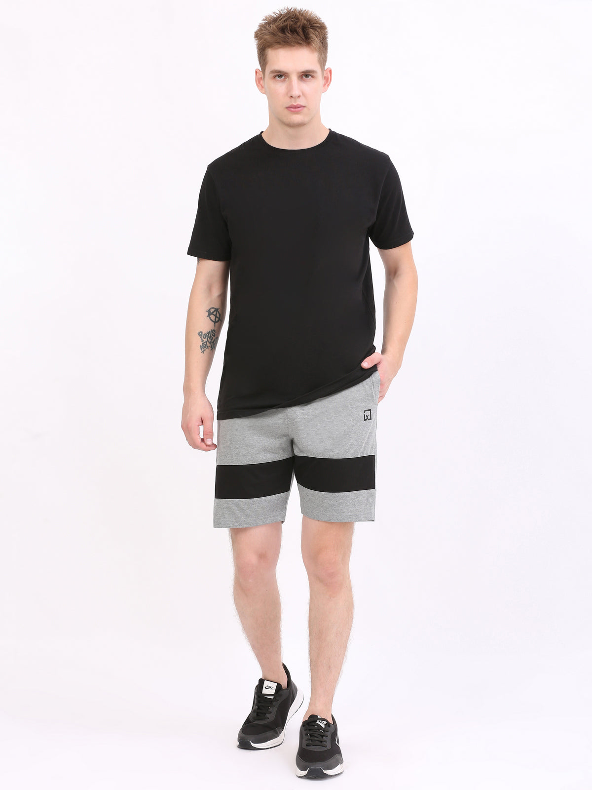 LEXON Men's |Cotton Rich | Regular Fit | Solid | Shorts with Side Pockets