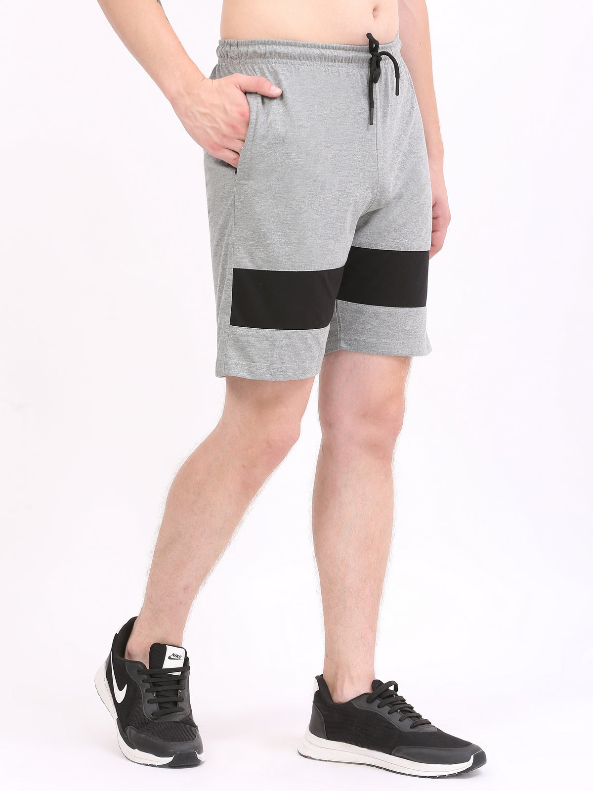 LEXON Men's |Cotton Rich | Regular Fit | Solid | Shorts with Side Pockets