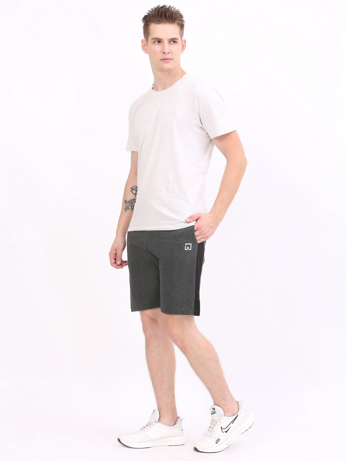 LEXON Men's |Cotton Rich | Regular Fit | Solid | Shorts with Side Pockets