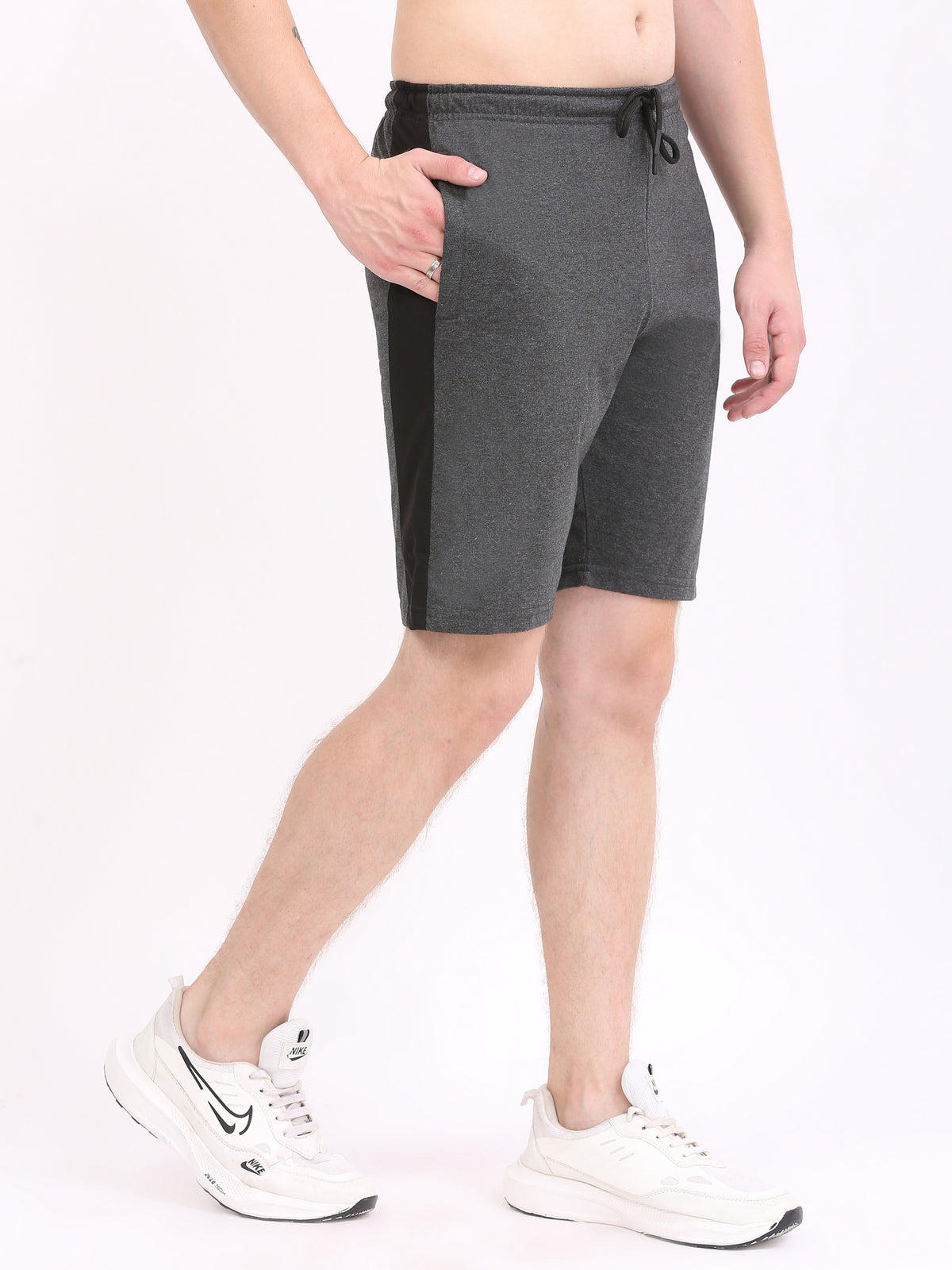 LEXON Men's |Cotton Rich | Regular Fit | Solid | Shorts with Side Pockets