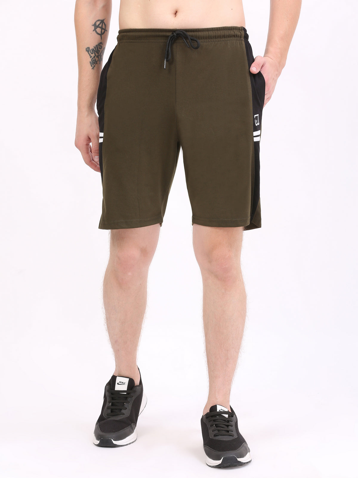 LEXON Men's |Cotton Rich | Regular Fit | Solid | Shorts with Side Pockets