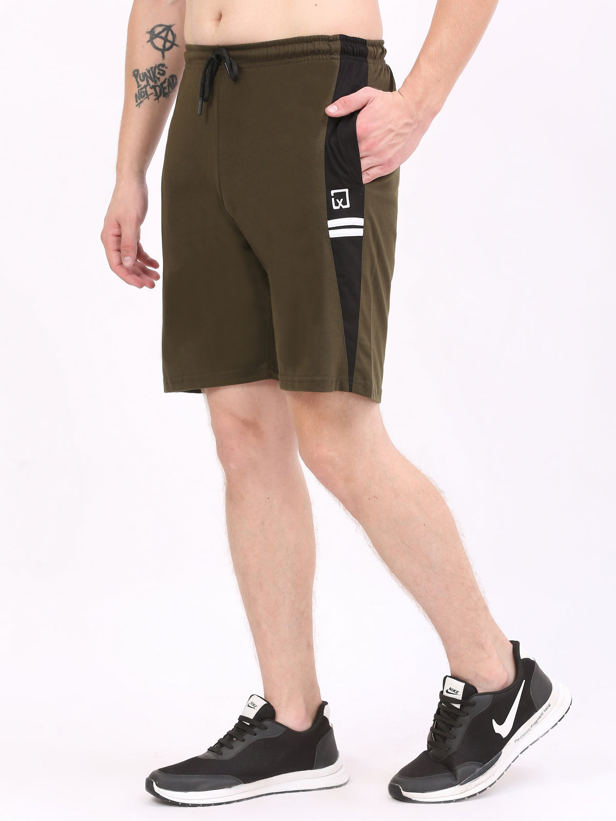 LEXON Men's |Cotton Rich | Regular Fit | Solid | Shorts with Side Pockets