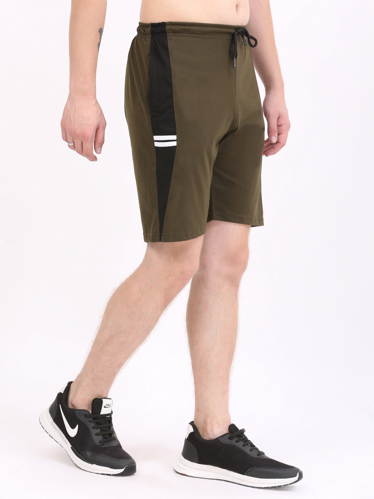 LEXON Men's |Cotton Rich | Regular Fit | Solid | Shorts with Side Pockets