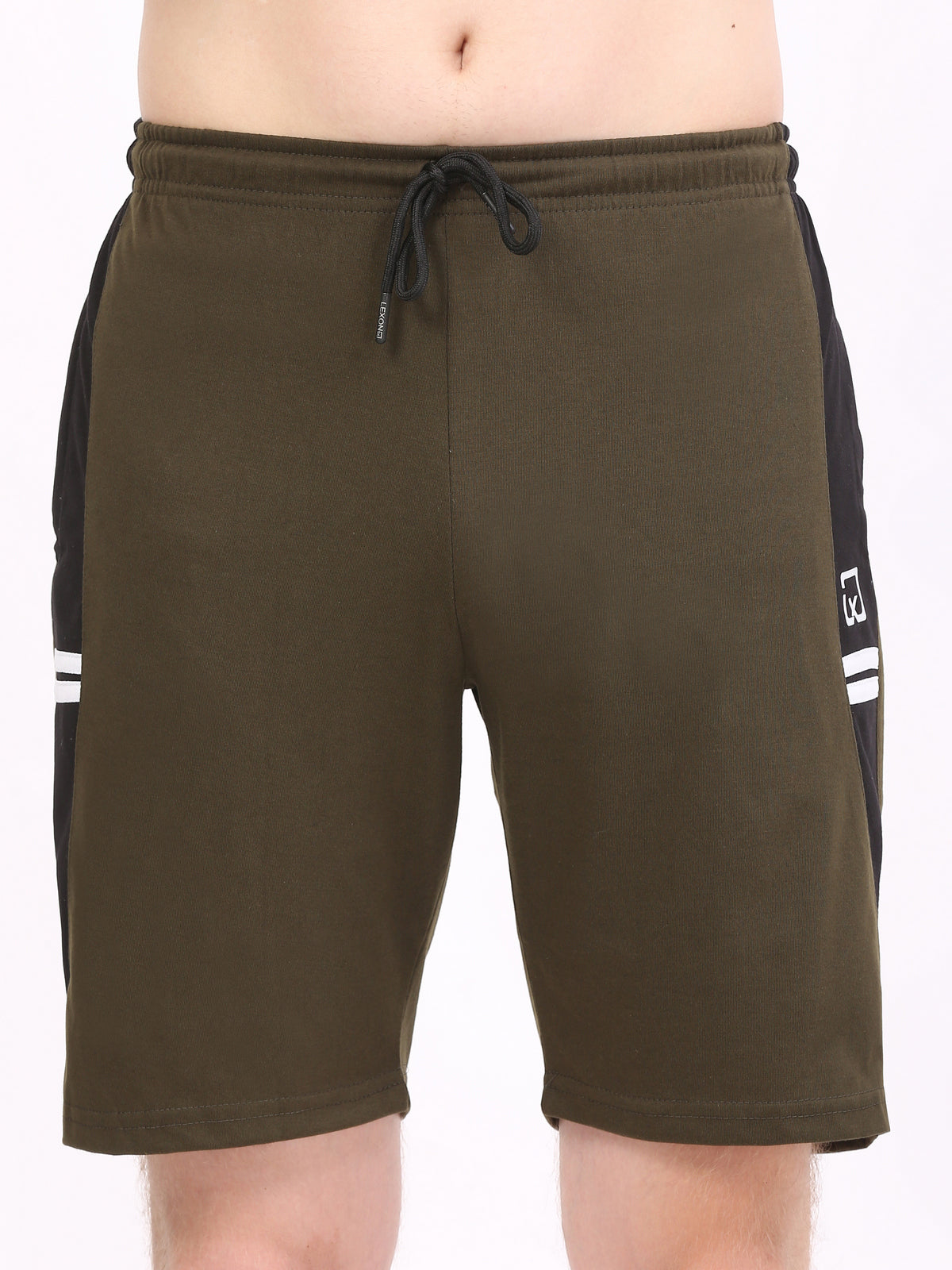 LEXON Men's |Cotton Rich | Regular Fit | Solid | Shorts with Side Pockets