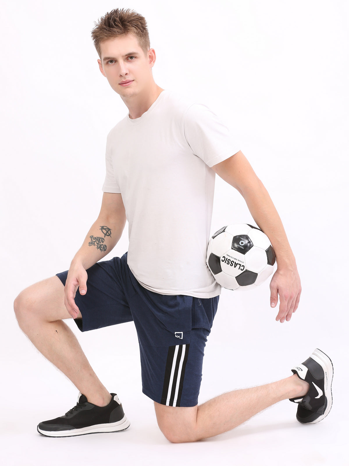 LEXON Men's |Cotton Rich | Regular Fit | Solid | Shorts with Side Pockets