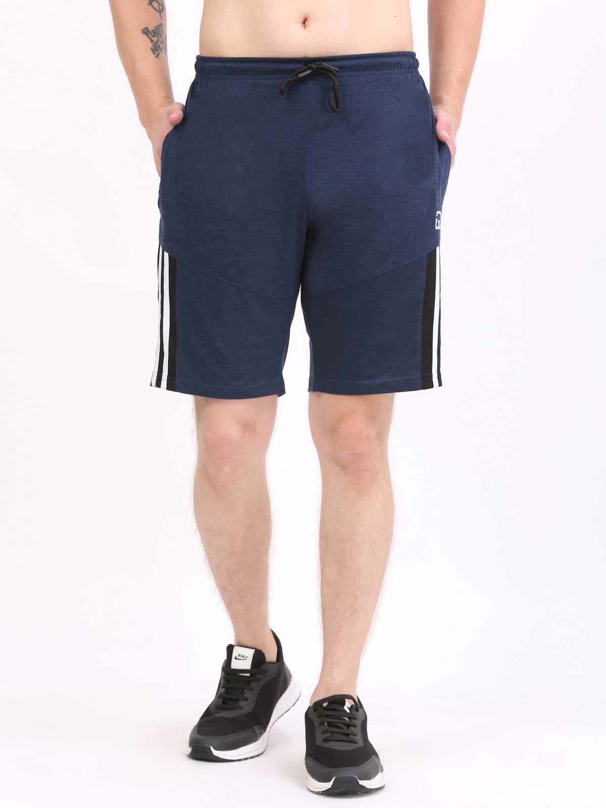 LEXON Men's |Cotton Rich | Regular Fit | Solid | Shorts with Side Pockets