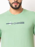 Lexon | Pc Cotton | Round Neck | Half Sleeve | T-shirt For Men (B Green)