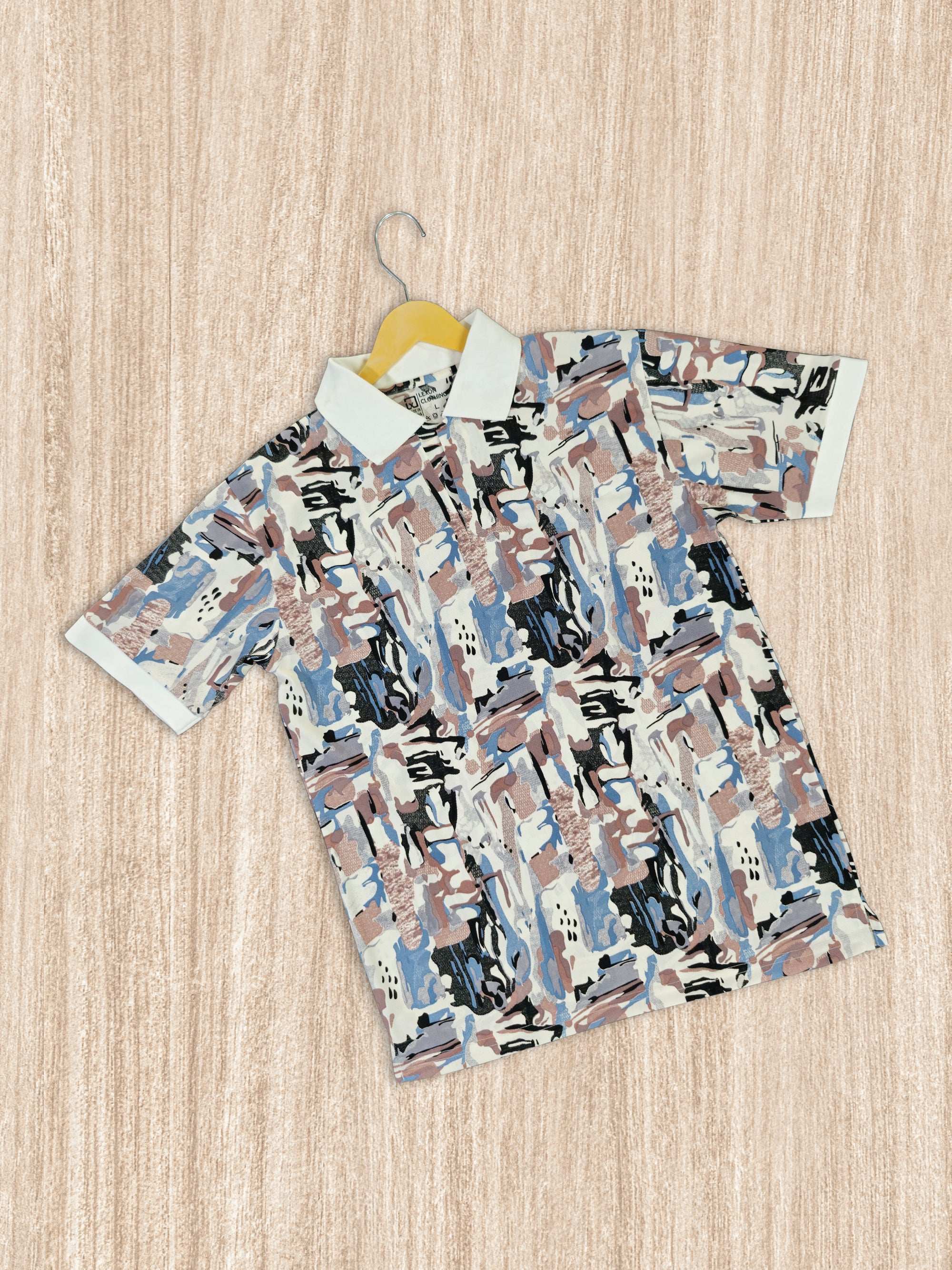 All Over Printed Honeycomb T-Shirts for Men