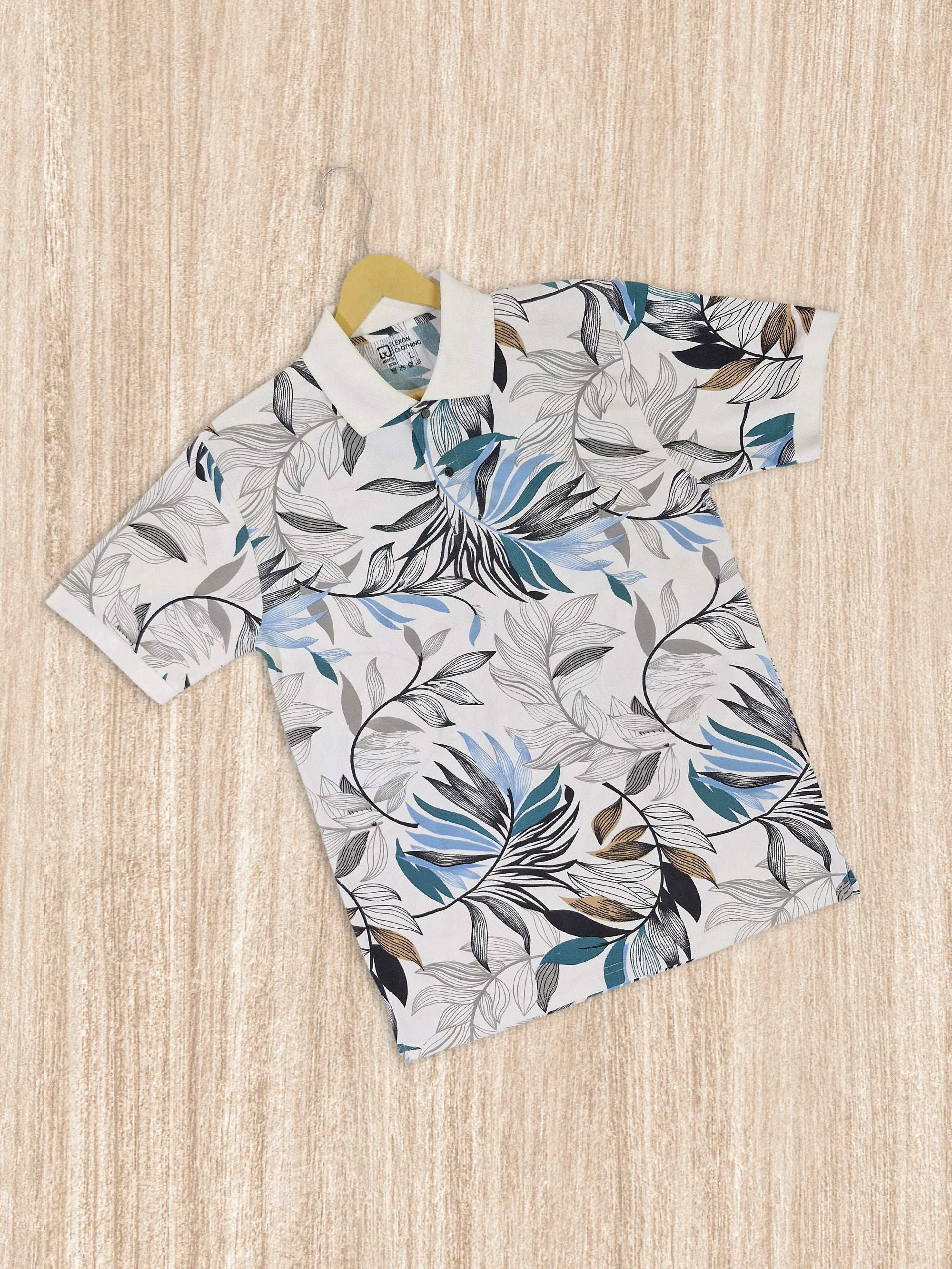 All Over Printed Honeycomb T-Shirts for Men