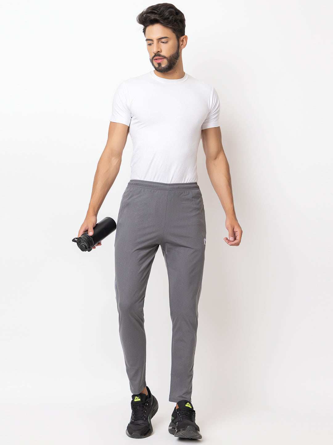 Lexon | Pc Cotton | Basic Plain | Track Pant Lower For Men