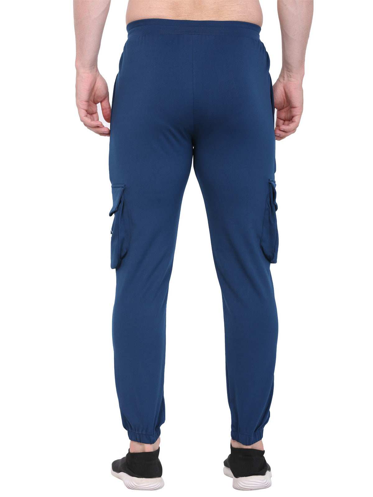 Lexon | Lycra Stretchable | Regular Fit | Cargo Pockets | Joggers Track Pant For Men