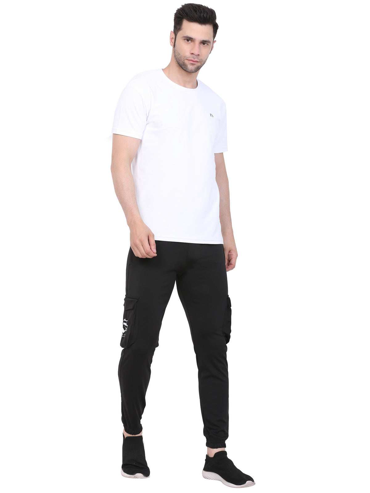 Lexon | Lycra Stretchable | Regular Fit | Cargo Pockets | Joggers Track Pant For Men