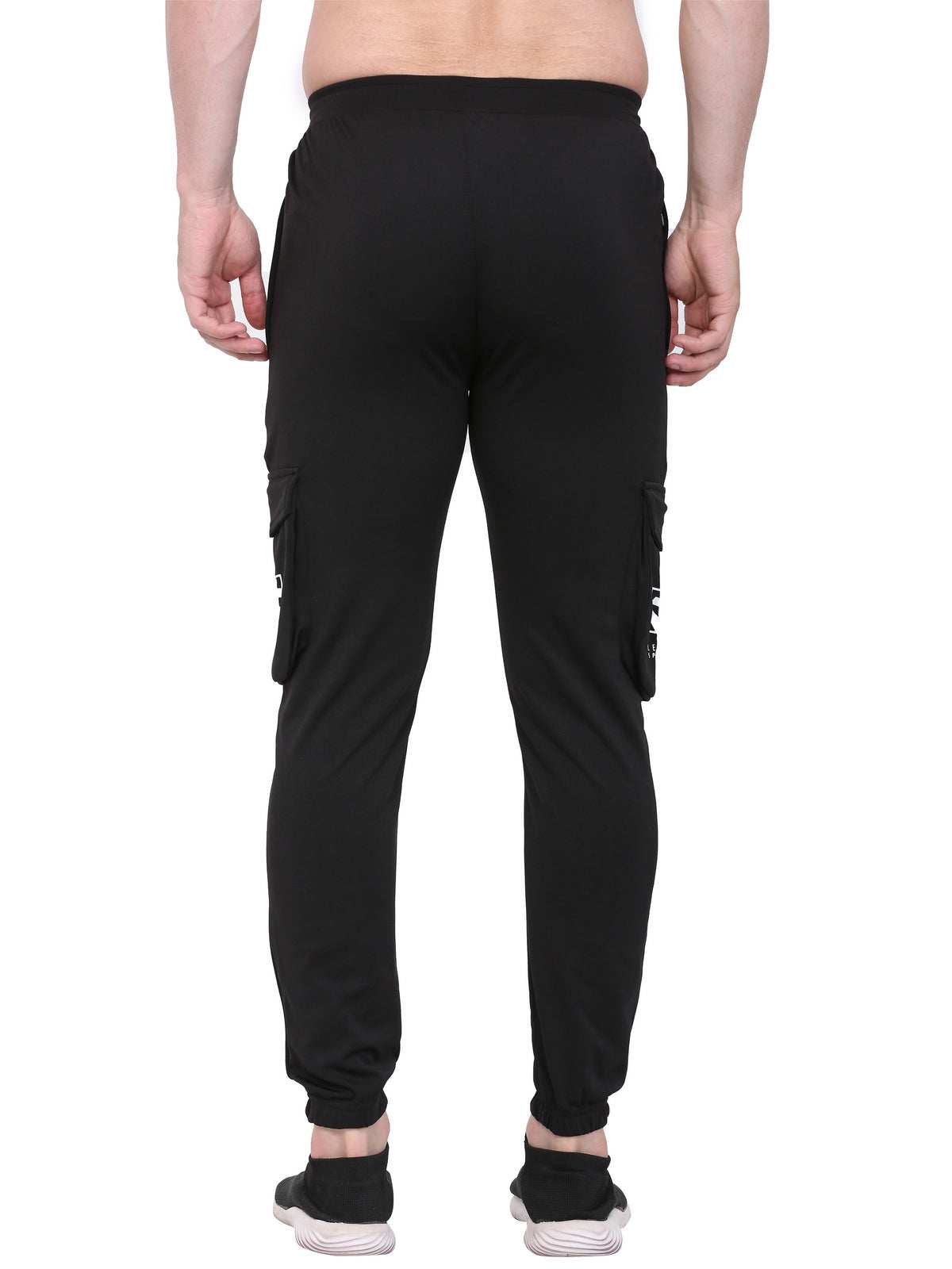 Lexon | Lycra Stretchable | Regular Fit | Cargo Pockets | Joggers Track Pant For Men