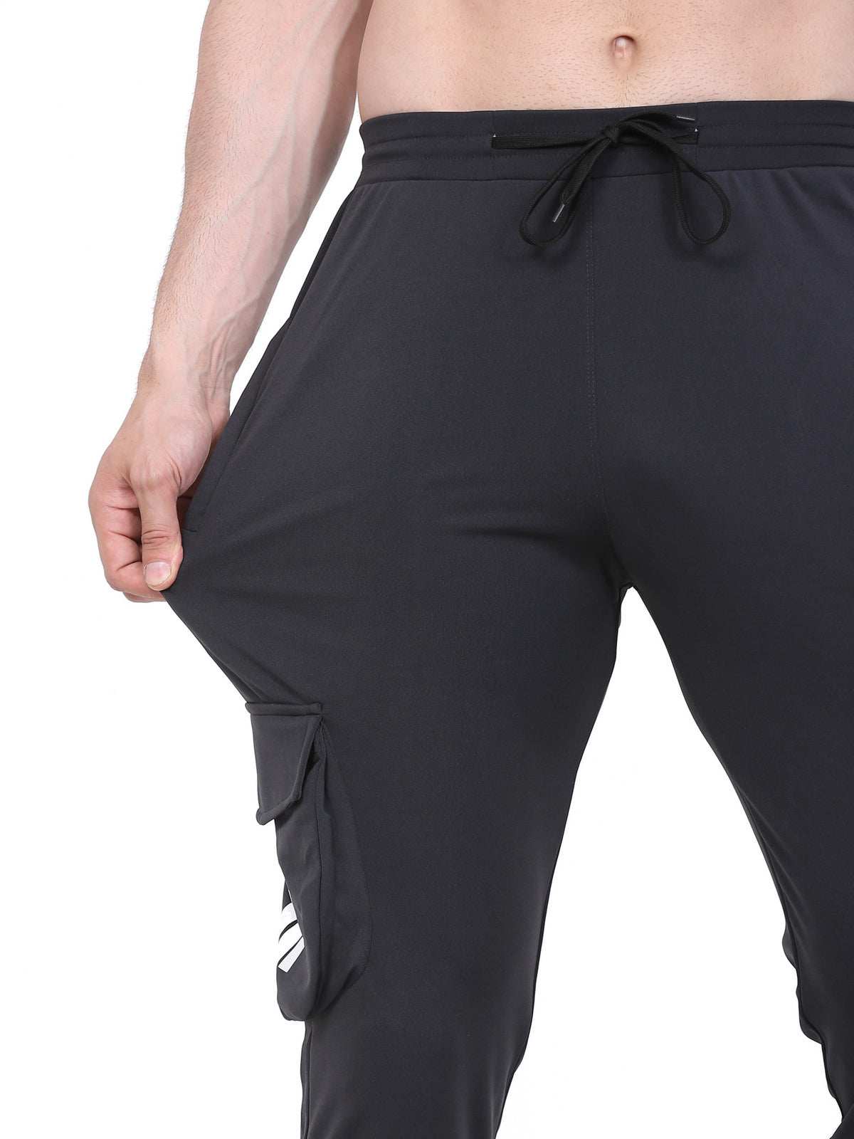 Lexon | Lycra Stretchable | Regular Fit | Cargo Pockets | Joggers Track Pant For Men