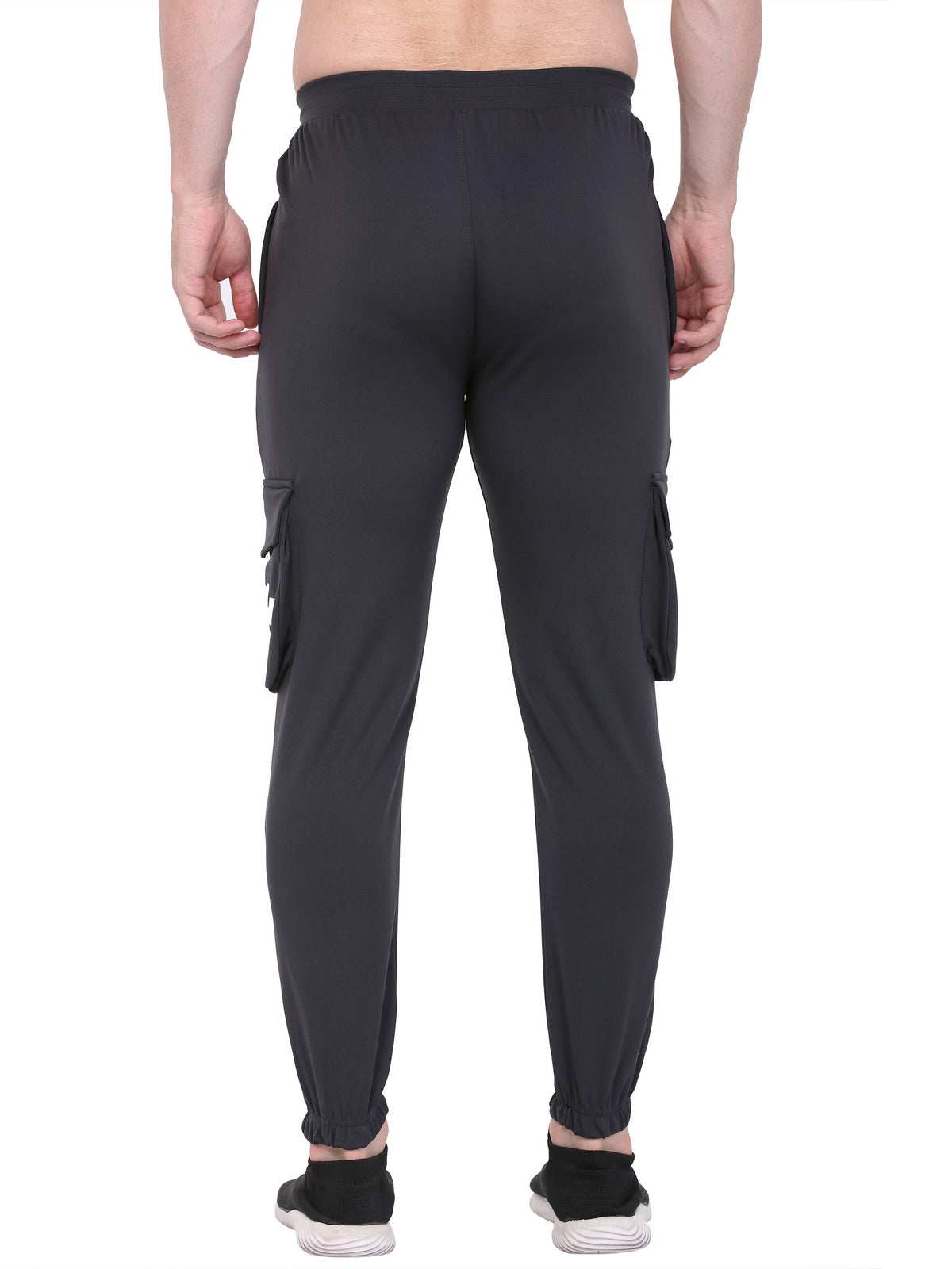 Lexon | Lycra Stretchable | Regular Fit | Cargo Pockets | Joggers Track Pant For Men