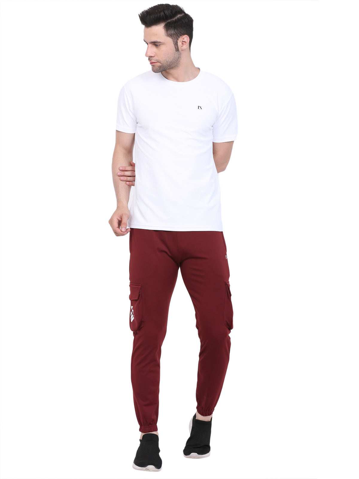 Lexon | Lycra Stretchable | Regular Fit | Cargo Pockets | Joggers Track Pant For Men