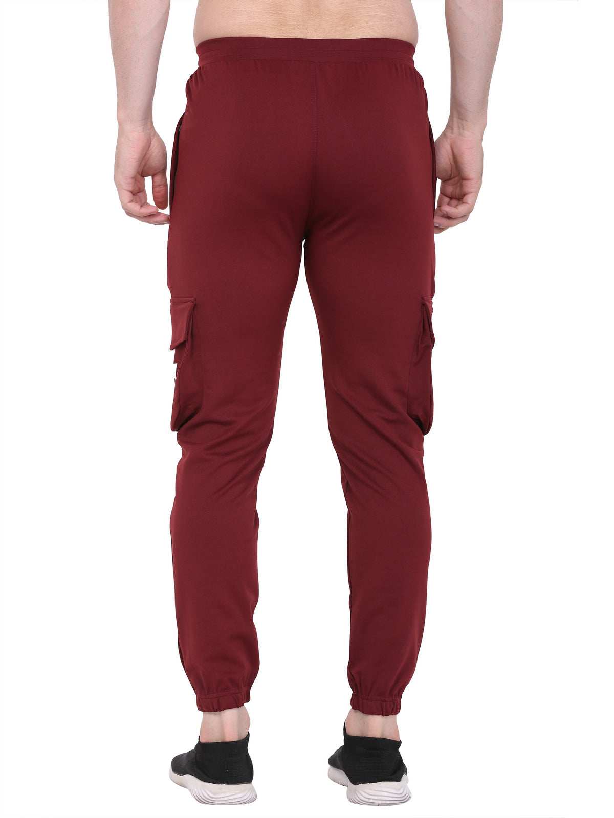 Lexon | Lycra Stretchable | Regular Fit | Cargo Pockets | Joggers Track Pant For Men