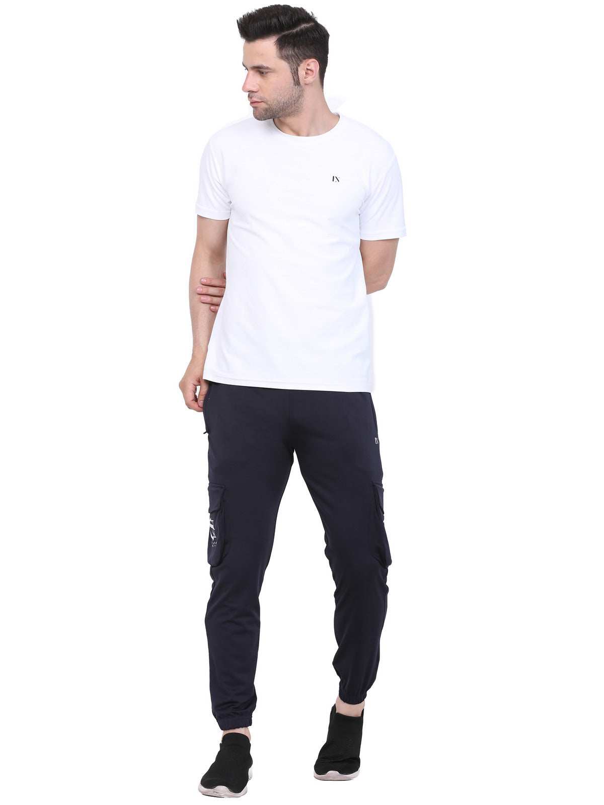 Lexon | Lycra Stretchable | Regular Fit | Cargo Pockets | Joggers Track Pant For Men