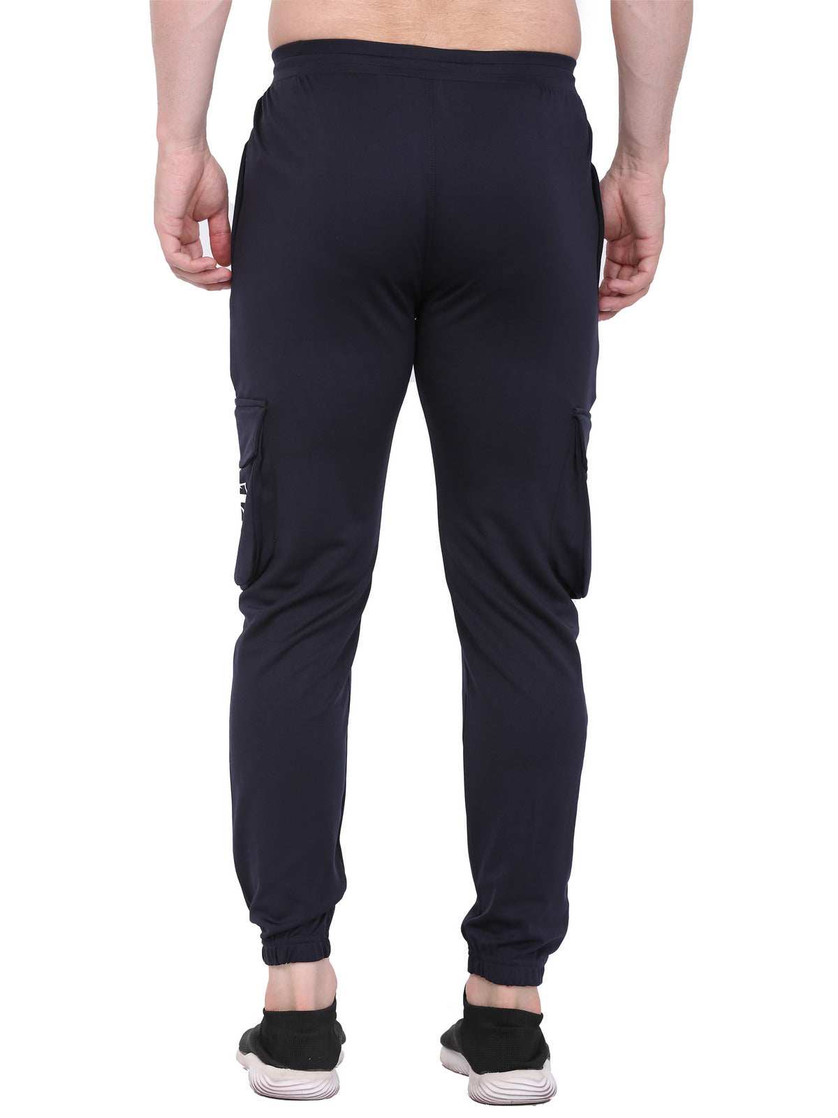 Lexon | Lycra Stretchable | Regular Fit | Cargo Pockets | Joggers Track Pant For Men