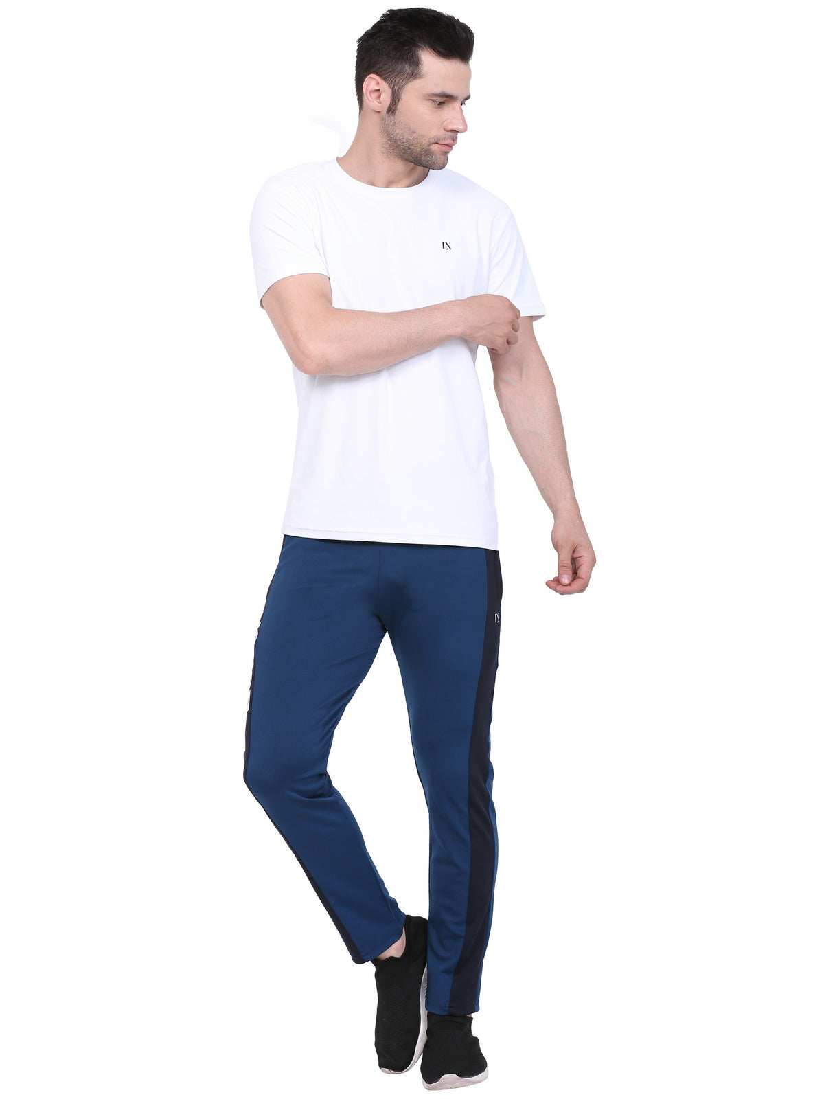 Lexon | Lycra Stretchable | Regular Fit | Stripe | Joggers Track Pant For Men