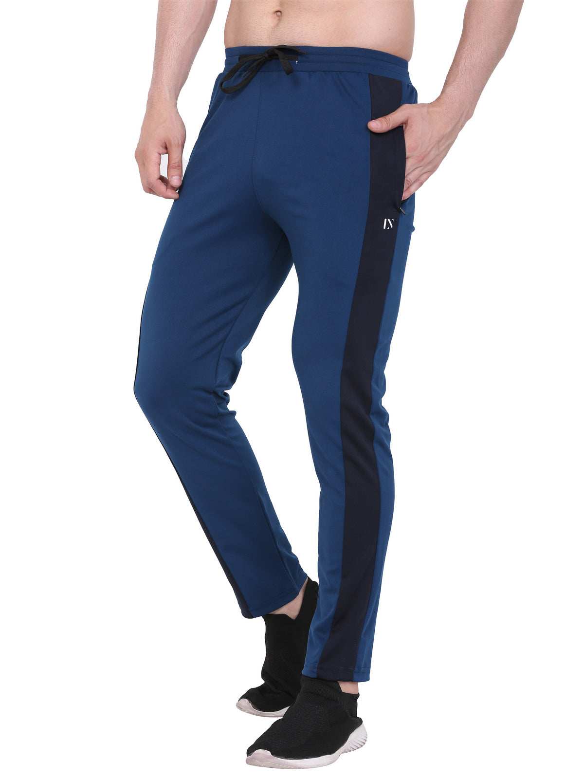 Lexon | Lycra Stretchable | Regular Fit | Stripe | Joggers Track Pant For Men