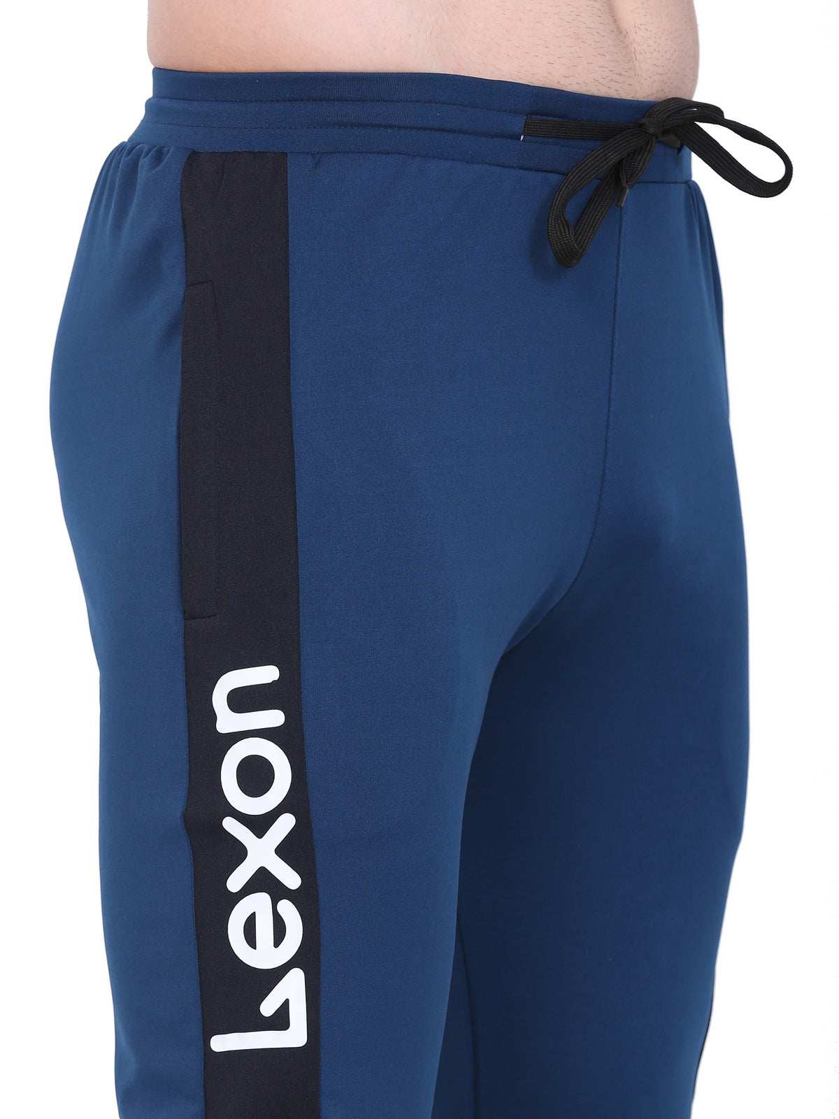 Lexon | Lycra Stretchable | Regular Fit | Stripe | Joggers Track Pant For Men