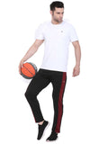 Lexon | Lycra Stretchable | Regular Fit | Stripe | Joggers Track Pant For Men