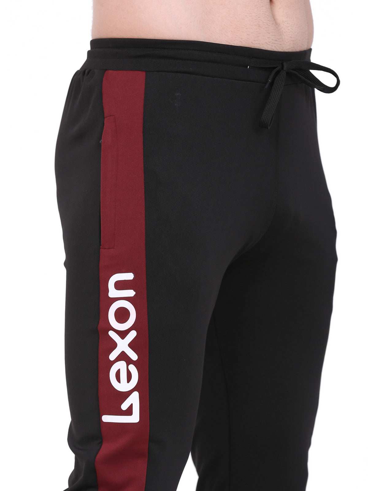 Lexon | Lycra Stretchable | Regular Fit | Stripe | Joggers Track Pant For Men