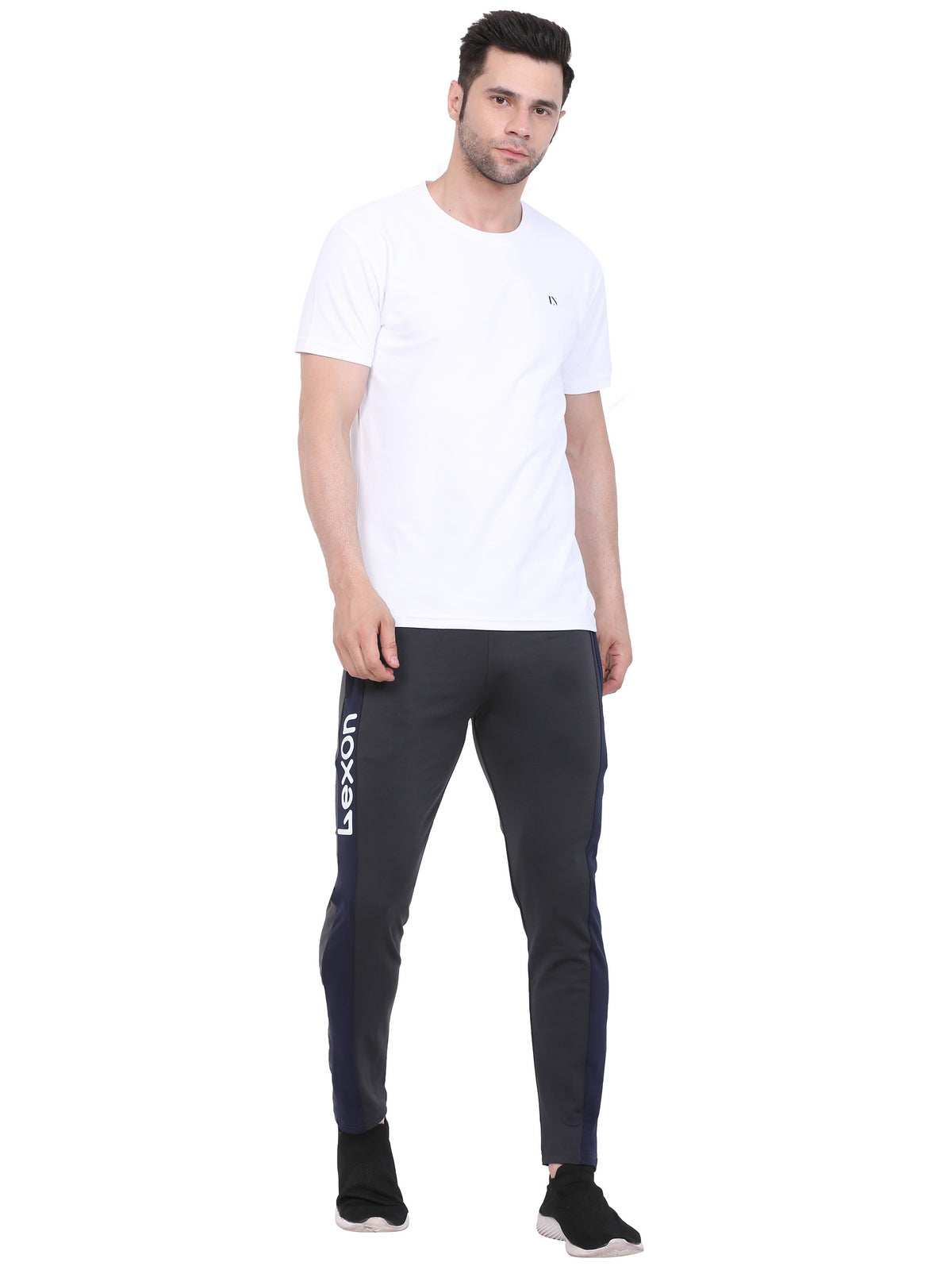 Lexon | Lycra Stretchable | Regular Fit | Stripe | Joggers Track Pant For Men