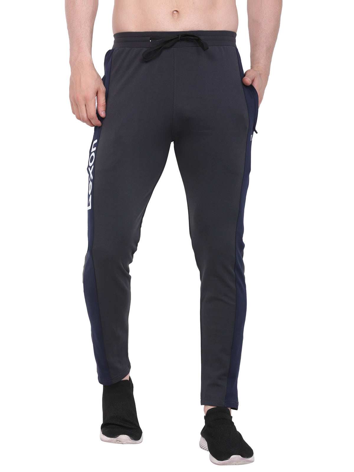 Lexon | Lycra Stretchable | Regular Fit | Stripe | Joggers Track Pant For Men