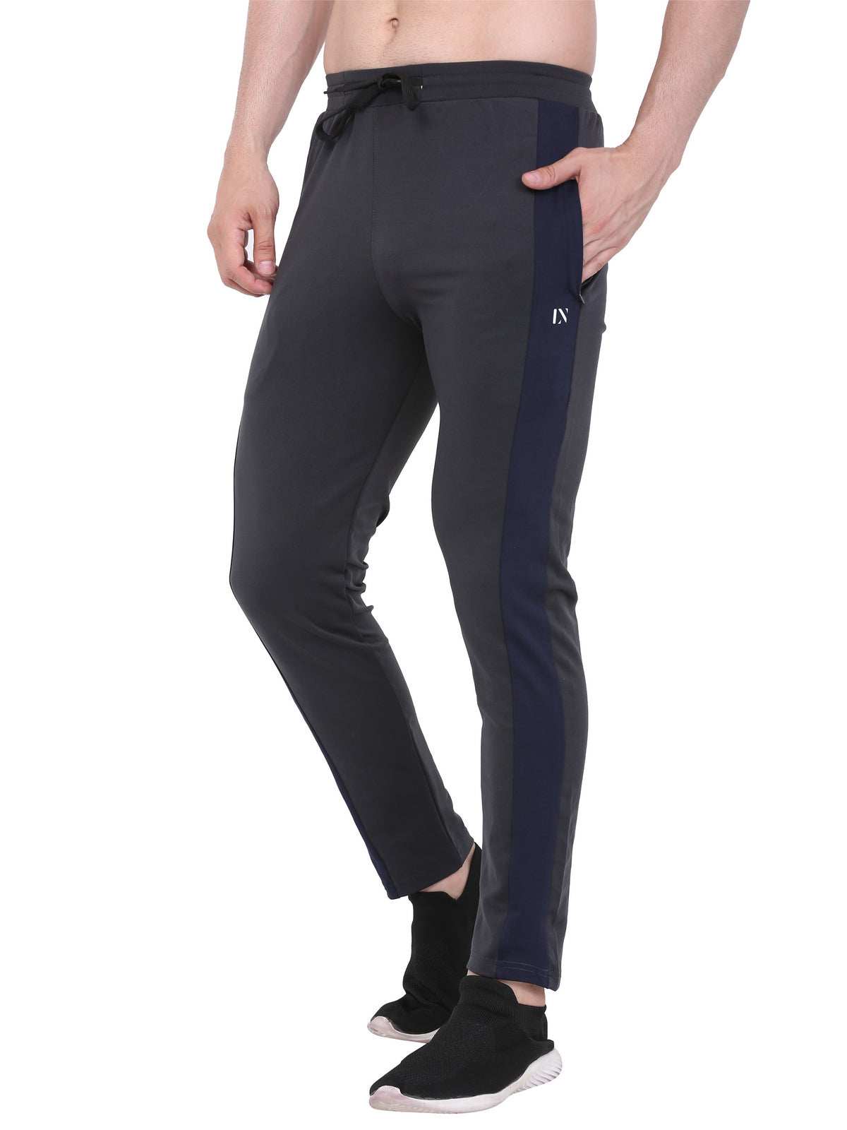 Lexon | Lycra Stretchable | Regular Fit | Stripe | Joggers Track Pant For Men