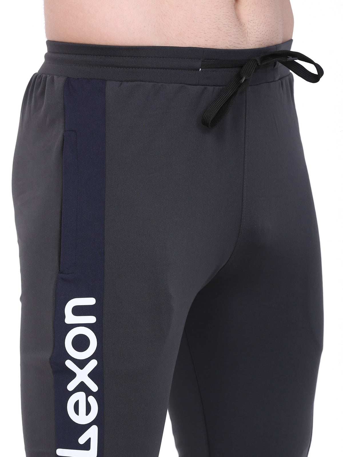 Lexon | Lycra Stretchable | Regular Fit | Stripe | Joggers Track Pant For Men