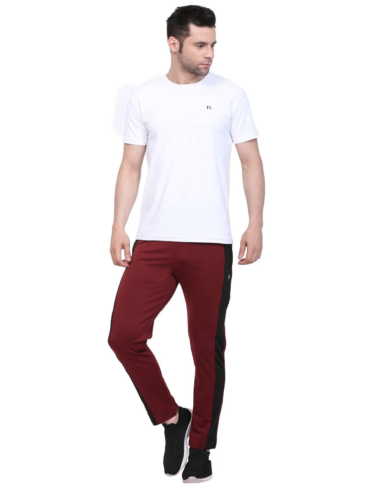 Lexon | Lycra Stretchable | Regular Fit | Stripe | Joggers Track Pant For Men