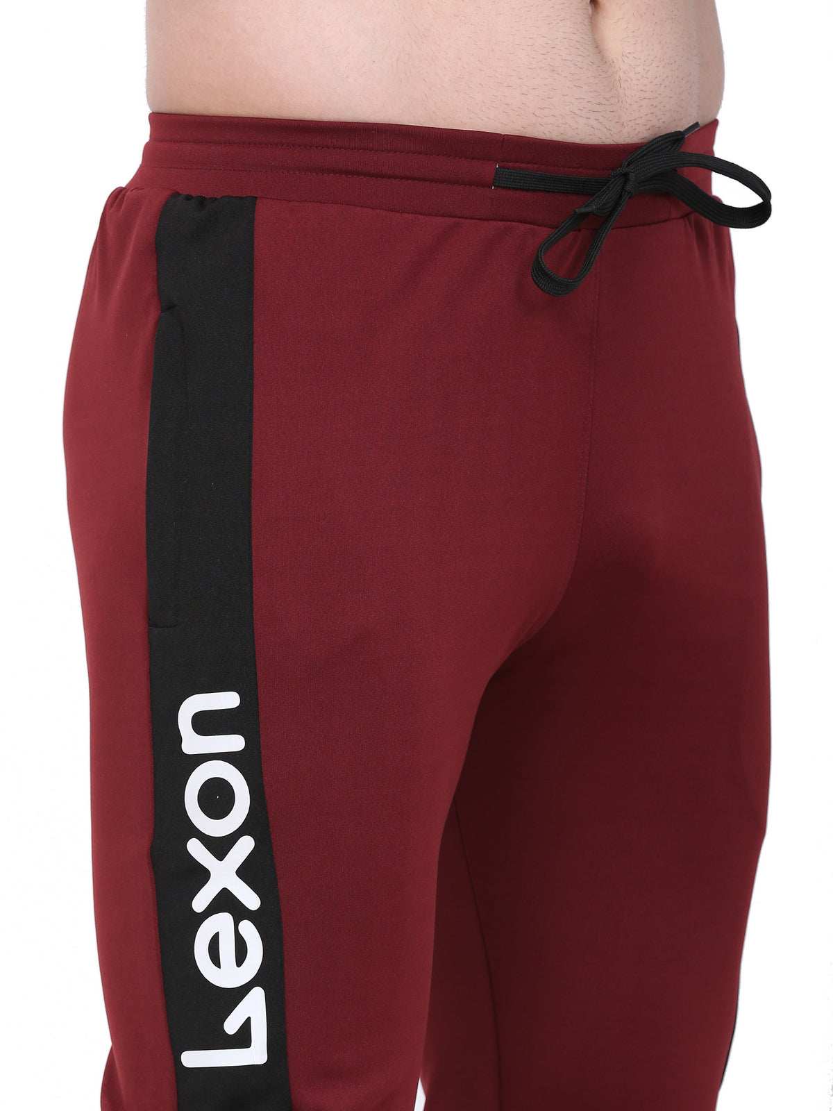 Lexon | Lycra Stretchable | Regular Fit | Stripe | Joggers Track Pant For Men