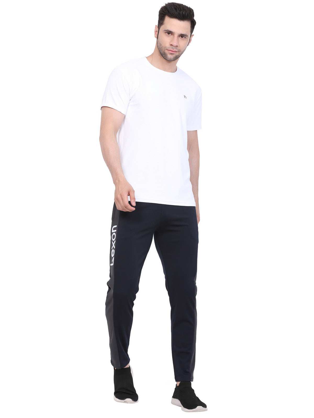 Lexon | Lycra Stretchable | Regular Fit | Stripe | Joggers Track Pant For Men