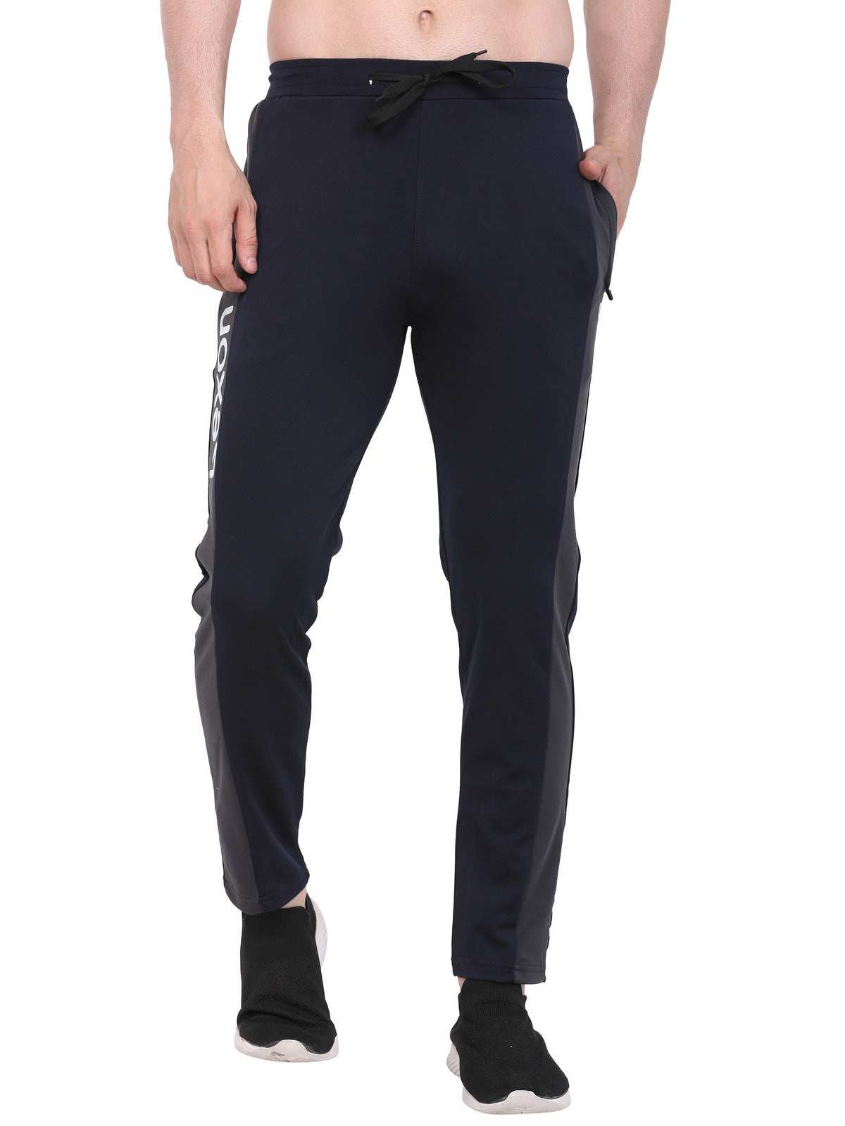 Lexon | Lycra Stretchable | Regular Fit | Stripe | Joggers Track Pant For Men