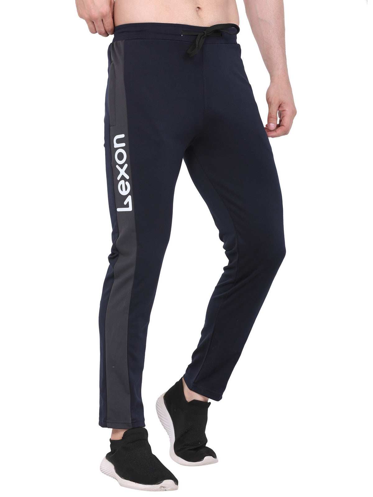 Lexon | Lycra Stretchable | Regular Fit | Stripe | Joggers Track Pant For Men