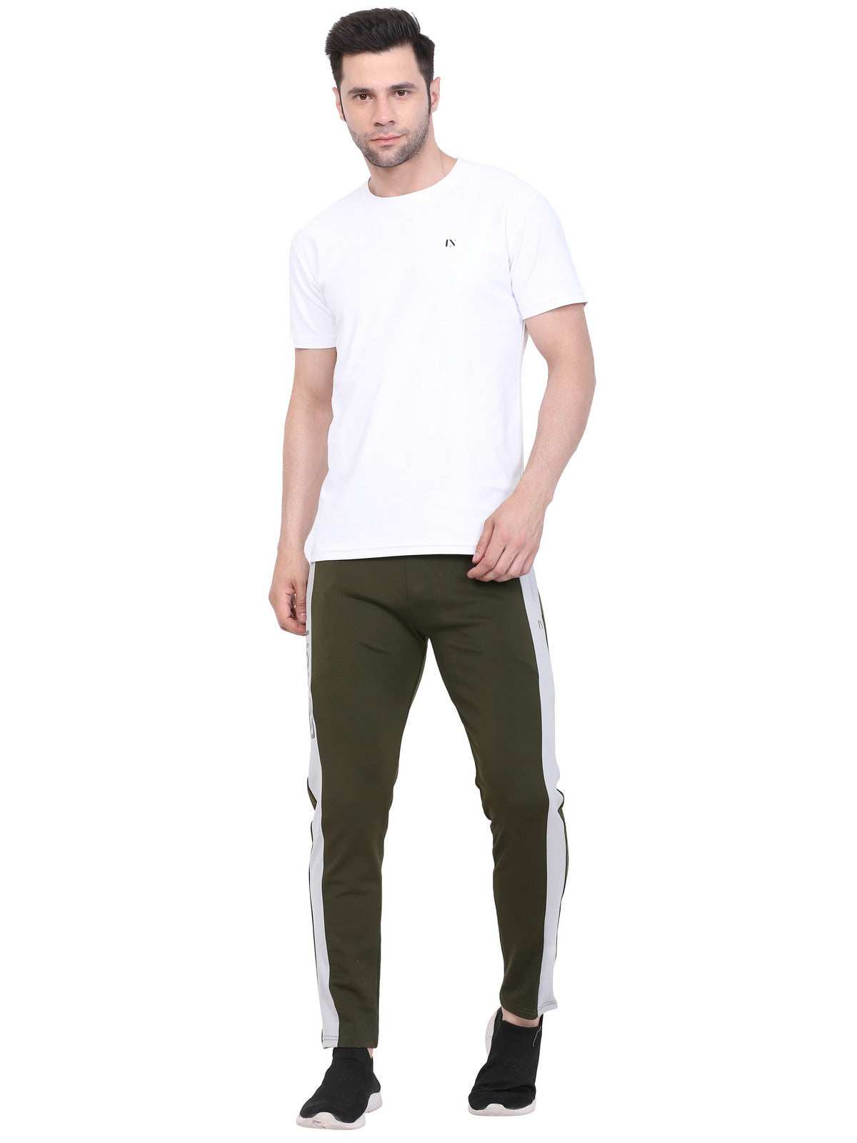 Lexon | Lycra Stretchable | Regular Fit | Stripe | Joggers Track Pant For Men