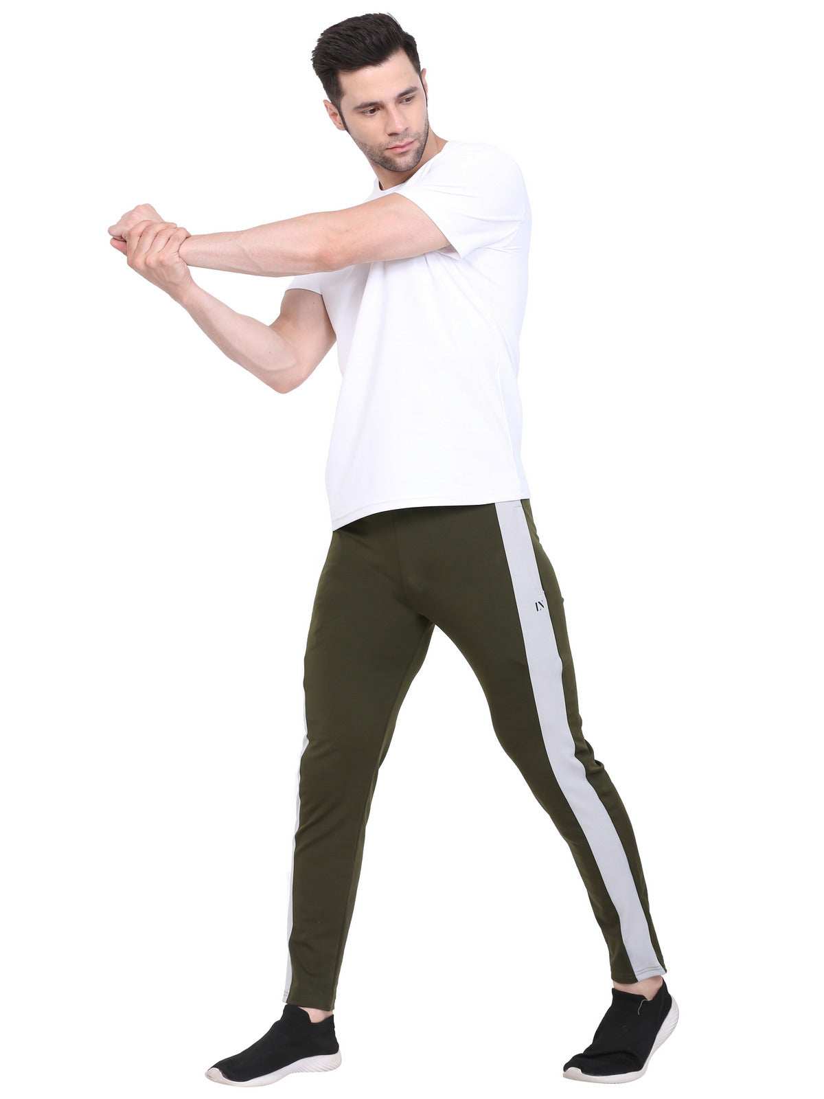 Lexon | Lycra Stretchable | Regular Fit | Stripe | Joggers Track Pant For Men