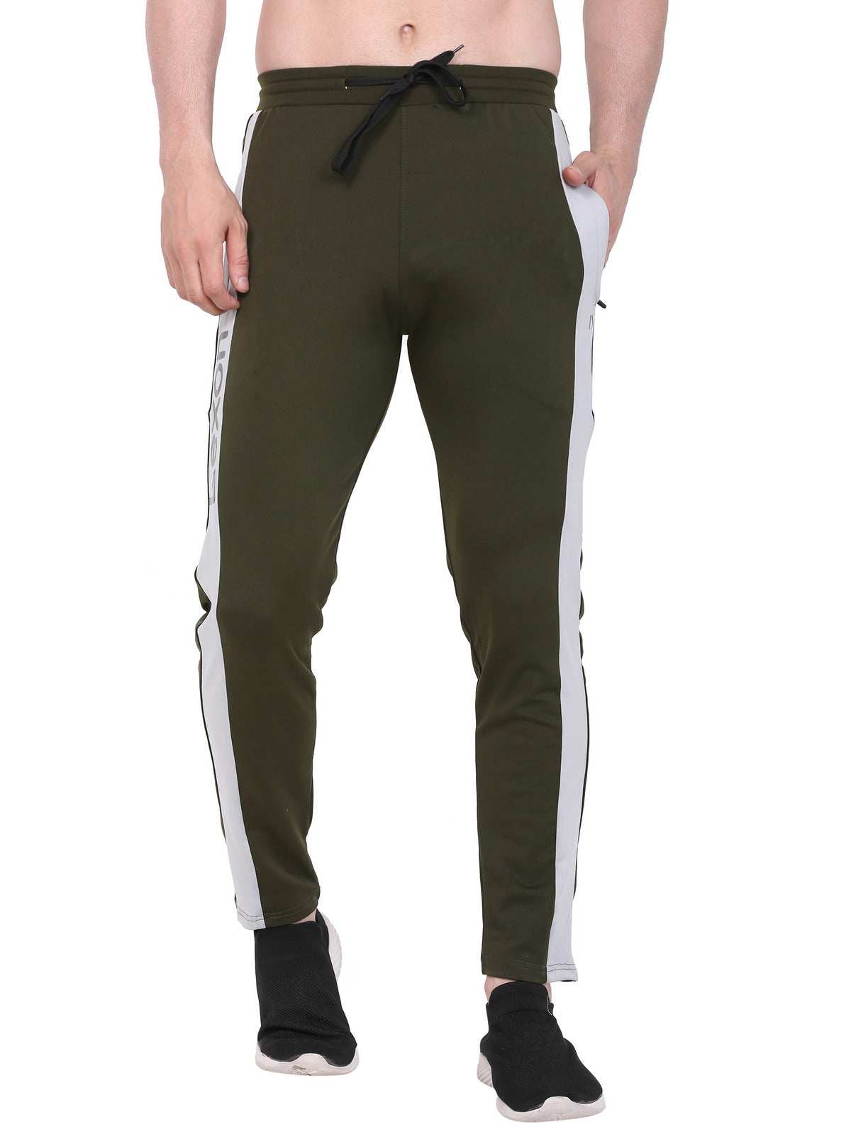 Lexon | Lycra Stretchable | Regular Fit | Stripe | Joggers Track Pant For Men