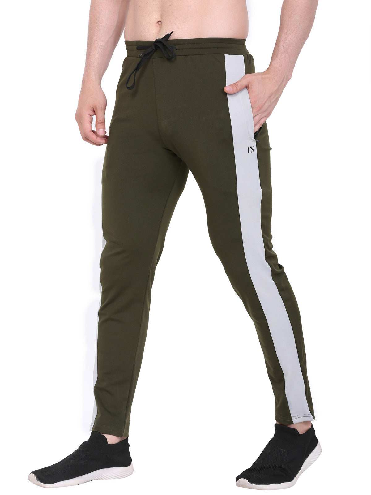 Lexon | Lycra Stretchable | Regular Fit | Stripe | Joggers Track Pant For Men