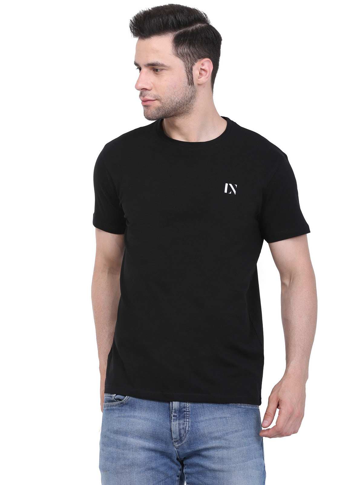 Lexon | Cotton | Round Neck | Half Sleeve | T-Shirt For Men