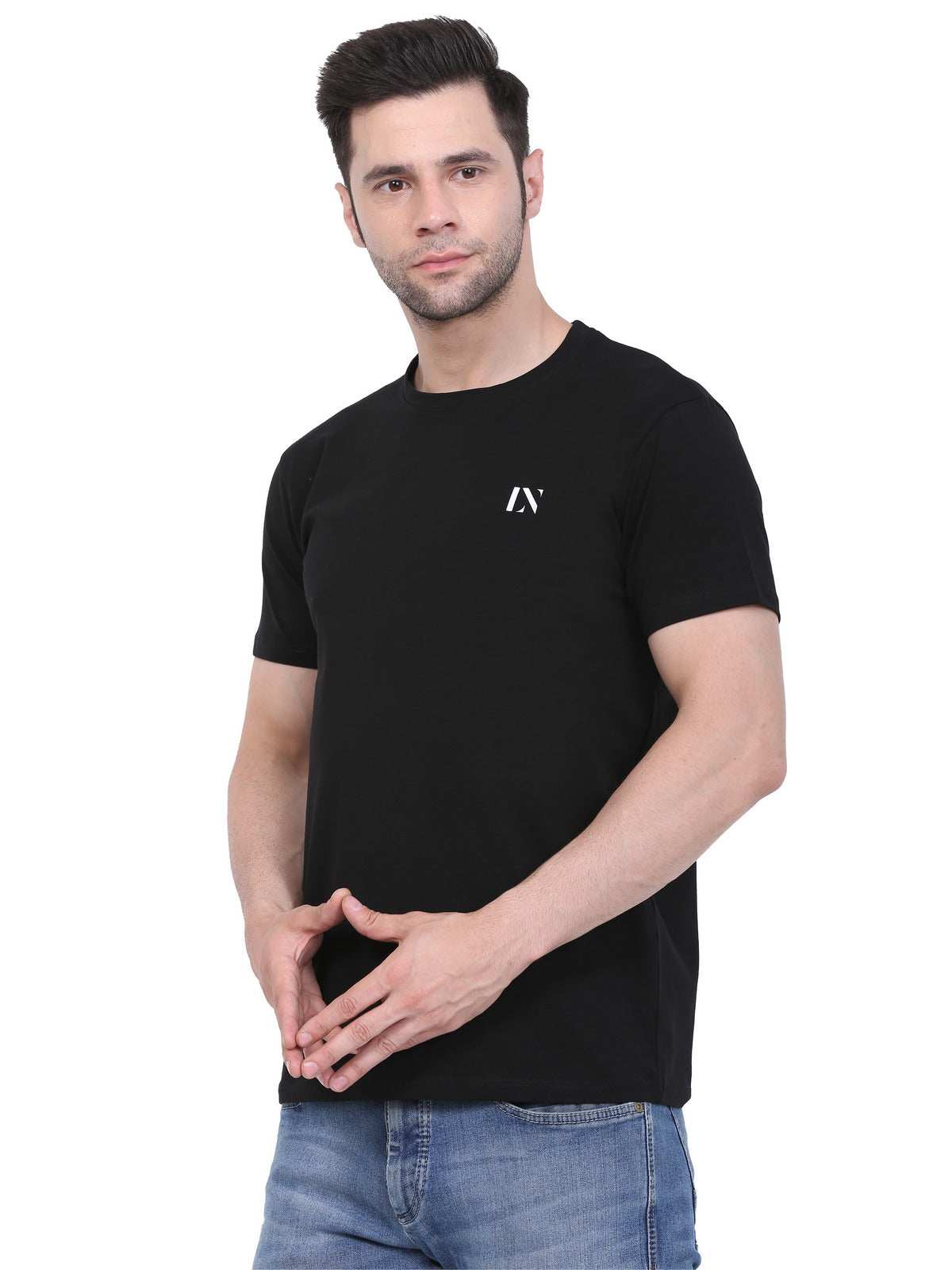 Lexon | Cotton | Round Neck | Half Sleeve | T-Shirt For Men