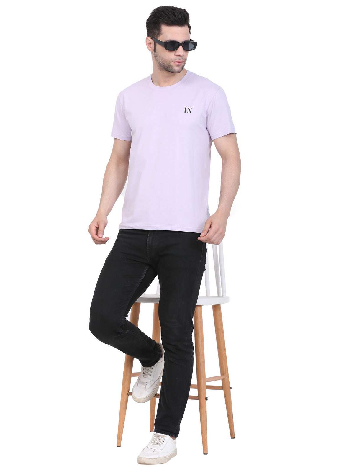 Lexon | Cotton | Round Neck | Half Sleeve | T-Shirt For Men